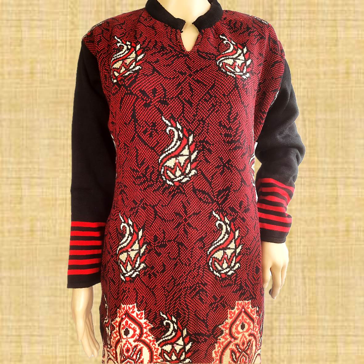 Straight Ladies Woolen Kurti at best price in Ludhiana | ID: 26166915333